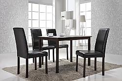 BAXTON STUDIO ANDREW DINING TABLE ANDREW 47 3/4 INCH MODERN DINING TABLE - DARK BROWN