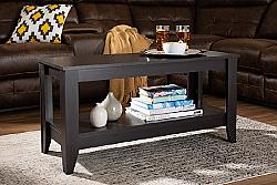 BAXTON STUDIO CT8000-WENGE-CT ELADA 39 3/8 INCH MODERN AND CONTEMPORARY WOOD COFFEE TABLE - WENGE