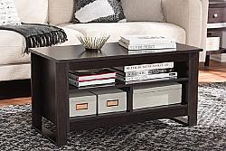 BAXTON STUDIO MH2114-WENGE-CT NERISSA 35 3/8 INCH MODERN AND CONTEMPORARY COFFEE TABLE - WENGE BROWN
