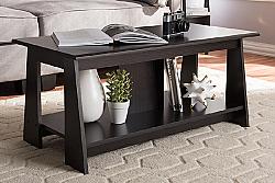BAXTON STUDIO MH2134-WENGE-CT FIONAN 35 5/8 INCH MODERN AND CONTEMPORARY COFFEE TABLE - WENGE BROWN