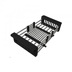 STYLISH A-911 ADJUSTABLE SINK DRAINER BASKET - STAINLESS STEEL