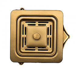 STRICTLY SDA-G GOLD DISPOSAL ADAPTER FOR SQUARE DRAIN SINKS