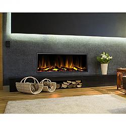 DYNASTY FIREPLACES DY-BEF45 HARMONY 44 1/2 INCH BUILT-IN LINEAR ELECTRIC FIREPLACE - BLACK