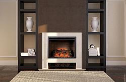 DYNASTY FIREPLACES DY-EF44D FORTE 32 INCH BUILT-IN ELECTRIC FIREPLACE INSERT - BLACK