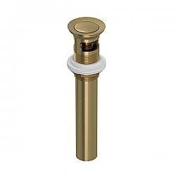 ROHL 0127DOF 2 1/8 INCH PUSH DRAIN WITH OVERFLOW