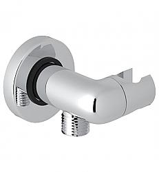 ROHL CD8000 BOSSINI WALL MOUNT SWIVELING OR PIVOTING HAND SHOWER HOLDER AND OUTLET SUPPLY ELBOW