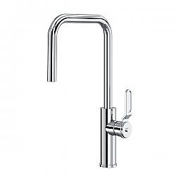 ROHL MY56D1LM MYRINA 16 3/4 INCH SINGLE HOLE PULL-DOWN KITCHEN FAUCET WITH U-SPOUT