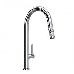 ROHL TE55D1LM TENERIFE 16 1/4 INCH SINGLE HOLE PULL-DOWN KITCHEN FAUCET WITH C-SPOUT