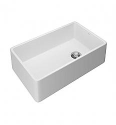 ROHL AL3220AF1 ALLIA 32 INCH FIRECLAY SINGLE BOWL FLAT APRON FRONT KITCHEN SINK