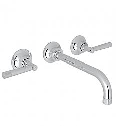 ROHL MB2037LMTO GRACELINE 9 3/8 INCH THREE HOLES WALL MOUNT TUB FILLER WITH LEVER HANDLES TRIM ONLY