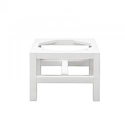 JAMES MARTIN E444-ST15-GW ADDISON 15 INCH WOODEN STAND FOR GRAND TOWER HUTCH IN GLOSSY WHITE