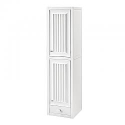 JAMES MARTIN E645-H15R-GW ATHENS 15 INCH TOWER HUTCH - RIGHT IN GLOSSY WHITE