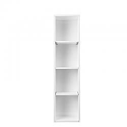 JAMES MARTIN 803-SC1248-GW MILAN 12 INCH STORAGE CABINET (TALL) IN GLOSSY WHITE