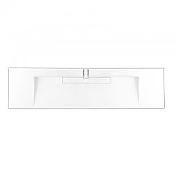JAMES MARTIN CS-378S-GW 72 INCH SINGLE TOP IN COMPOSITE STONE AND GLOSSY WHITE FINISH