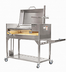 TAGWOOD BBQ BBQ01SS ULTIMATE SERIES 67 INCH ARGENTINE FREE-STANDING CHARCOAL GRILL WITH LID