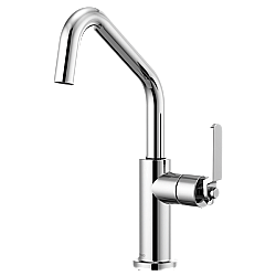 BRIZO 61064LF LITZE BAR FAUCET WITH ANGLED SPOUT AND INDUSTRIAL HANDLE
