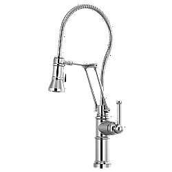 BRIZO 63125LF ARTESSO ARTICULATING FAUCET WITH FINISHED HOSE
