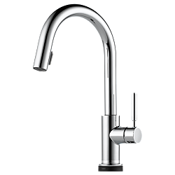 BRIZO 64020LF SOLNA SINGLE HANDLE SINGLE HOLE PULL-DOWN KITCHEN FAUCET WITH SMARTTOUCH TECHNOLOGY