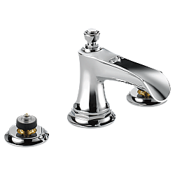BRIZO 65361LF-LHP ROOK TWO HANDLE WIDESPREAD LAVATORY FAUCET - LESS HANDLES