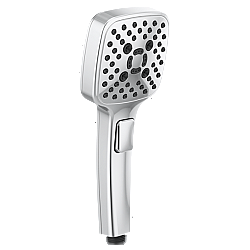 BRIZO 88099 ESSENTIAL SHOWER SERIES 9 3/4 INCH 1.75 GPM LINEAR SQUARE MULTI-FUNCTION HAND SHOWER