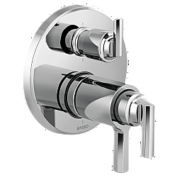 BRIZO T75698 LEVOIR THERMOSTATIC VALVE WITH INTEGRATED 6-FUNCTION DIVERTER TRIM