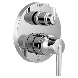 DELTA T24859 TRINSIC CONTEMPORARY MONITOR 14 SERIES VALVE TRIM WITH 3-SETTING INTEGRATED DIVERTER