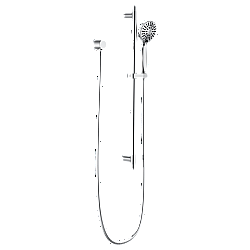 DELTA 51361 UNIVERSAL SHOWERING 3 7/8 INCH WALL MOUNT MULTI-FUNCTION HAND SHOWER