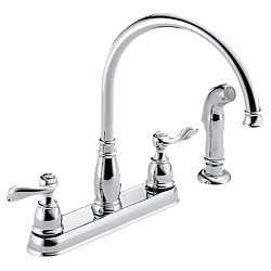 DELTA 21996LF WINDEMERE TWO HANDLE KITCHEN FAUCET