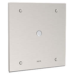 DELTA 860T103 COMMERCIAL PUSH BUTTON HARDWIRE METERING ELECTRONIC SHOWER SYSTEM WITH 8 INCH CONTROL BOX AND LESS SHOWER OUTLET SUPPLY - CHROME