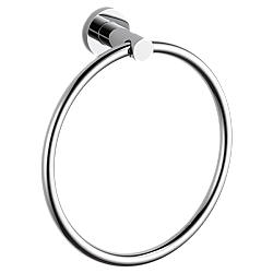 DELTA IAO20146 7 3/4 INCH WALL MOUNT TOWEL RING - CHROME