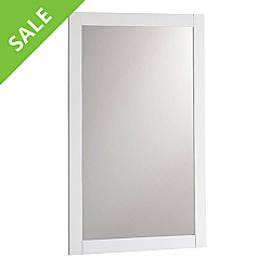 SALE! FRESCA FMR2304WH MANCHESTER 20 INCH WHITE TRADITIONAL BATHROOM MIRROR
