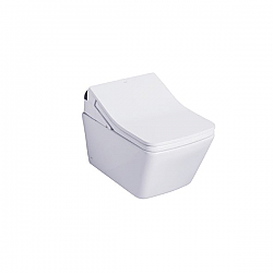 TOTO CWT4494049CMFGA#MS SP WASHLET+ SX WALL-HUNG TOILET WITH AUTO FLUSH IN MATTE SILVER, 1.28 GPF & 0.9 GPF