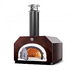 CHICAGO BRICK OVEN CBO-O-CT-500 34 1/4 INCH COUNTERTOP WOOD BURNING PIZZA OVEN WITH METAL INSULATING HOOD