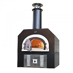 CHICAGO BRICK OVEN CBO-O-CT-750-HYB-LP-R-3K-SKT 35 1/2 INCH HYBRID COMMERCIAL COUNTERTOP PIZZA OVEN WITH SKIRT, METAL INSULATING HOOD AND LIQUID PROPANE PACKAGE FOR RESIDENTIAL APPLICATIONS