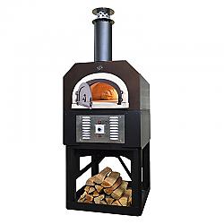 CHICAGO BRICK OVEN CBO-O-STD-750-HYB-LP-C-3K 35 1/2 INCH HYBRID COMMERCIAL OUTDOOR PIZZA OVEN ON STAND WITH PROPANE GAS PACKAGE