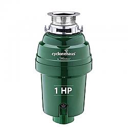 WHITEHAUS WH007 CYCLONEHAUS HIGH EFFICIENCY GARBAGE DISPOSAL WITH SOLID STAINLESS STEEL FLANGE AND QUIET OPERATION