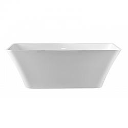 PULSE SHOWERSPAS PT-1043-150 59 INCH FREE STANDING RECTANGULAR TUB WITH POP-UP DRAIN