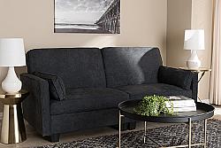 BAXTON STUDIO R9003-SF FELICITY 82 5/8 INCH MODERN AND CONTEMPORARY FABRIC UPHOLSTERED SLEEPER SOFA