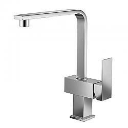 VALLEY ACRYLIC 751.572.100 AFFORDABLE LUXURY 11 3/4 INCH SINGLE HOLE DECK MOUNT KITCHEN FAUCET WITH LEVER HANDLE - CHROME