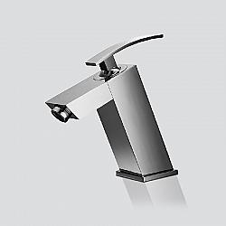 VALLEY ACRYLIC 791.211.100 AFFORDABLE LUXURY 6 INCH SINGLE HOLE DECK MOUNT SWEPT BACK BATHROOM FAUCET WITH LEVER HANDLE - CHROME