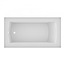 VALLEY ACRYLIC POVO6030SK OVO SIGNATURE 60 INCH X 30 INCH OVO PLAIN SKIRTED ALCOVE BATHTUB WITH SMOOTH INTEGRAL SKIRT