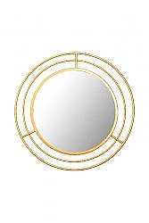 A&E BATH AND SHOWER MD10-816-2 GALION 24 INCH DECORATIVE METAL MIRROR - GOLD