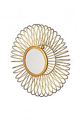 A&E BATH AND SHOWER MD15-8100025 PINEY 19 1/2 INCH DECORATIVE METAL MIRROR - GOLD