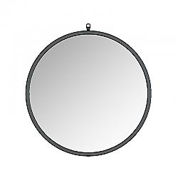 A&E BATH AND SHOWER MF-R-32-2 HAYLO 32 INCH FRAMED ROUND MIRROR WITH HOOK