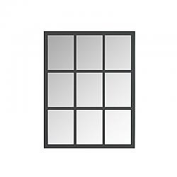 A&E BATH AND SHOWER MF-RT-2836-3 TRION 28 INCH FRAMED WINDOW PANE MIRROR