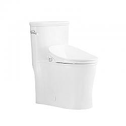 OVE DECORS 15WST-VOLT18-WHTOU VOLTA SMART BIDET ELONGATED TOILET WITH SOFT CLOSING SEAT COVER NIGHT LIGHT AND REMOTE CONTROL