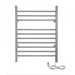 WARMLY YOURS TW-F10PS-HP INFINITY 24 INCH 10 BARS TOWEL WARMER WITH DUAL CONNECTION IN POLISHED