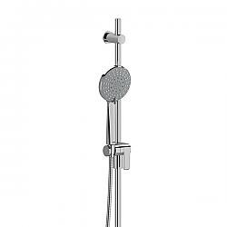 RIOBEL 4813C 2 GPM HAND SHOWER SET WITH SLIDE BAR AND THREE FUNCTION HAND SHOWER - CHROME