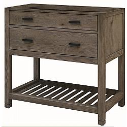 SAGEHILL DESIGNS BK3621D BLAKE 36 INCH FREE STANDING WOOD SINGLE VANITY CABINET ONLY WITH 1 DRAWER AND OPEN SHELF