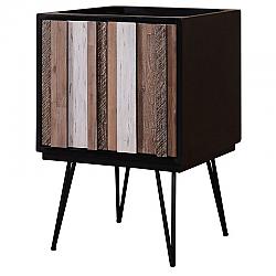 SAGEHILL DESIGNS VT2421 VERTICALI 24 INCH SINGLE FREE STANDING OR WALL MOUNTED VANITY CABINET ONLY WITH 2 DRAWERS